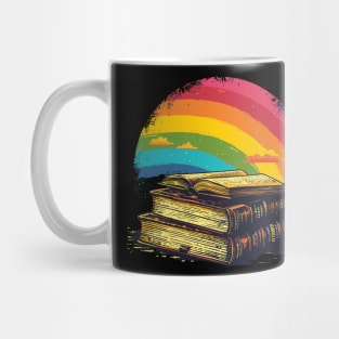 Retro 80s Reading Rainbow Tee LeVar Burton Homage T-Shirt Mug